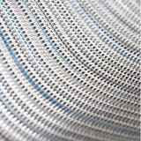 Sampe of Textilene Dense Weave Indention / Blue T91H5W041 54 inch Sling Fabric