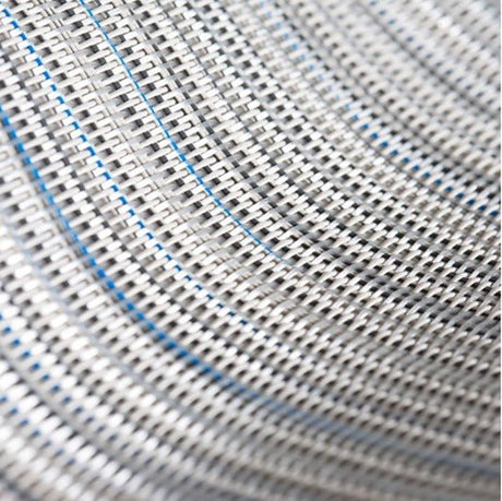 Sampe of Textilene Dense Weave Indention / Blue T91H5W041 54 inch Sling Fabric