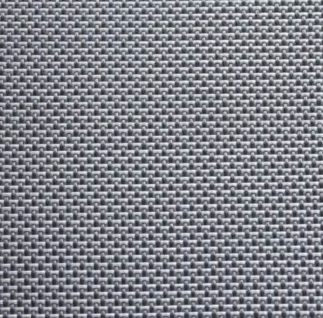 Sampe of Textilene Metallics Aluminium T91D9T006 54 inch Sling Fabric