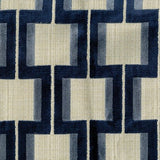 Sample of ABBEYSHEA Amalia 306 Indigo Indoor Upholstery Fabric