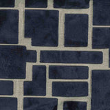 Sample of ABBEYSHEA Aura 308 Navy Indoor Upholstery Fabric