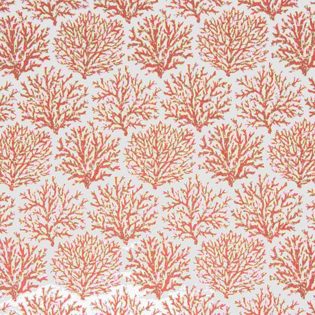 Sample of Bella Dura Coraline Persimmon 7356 Upholstery Fabric