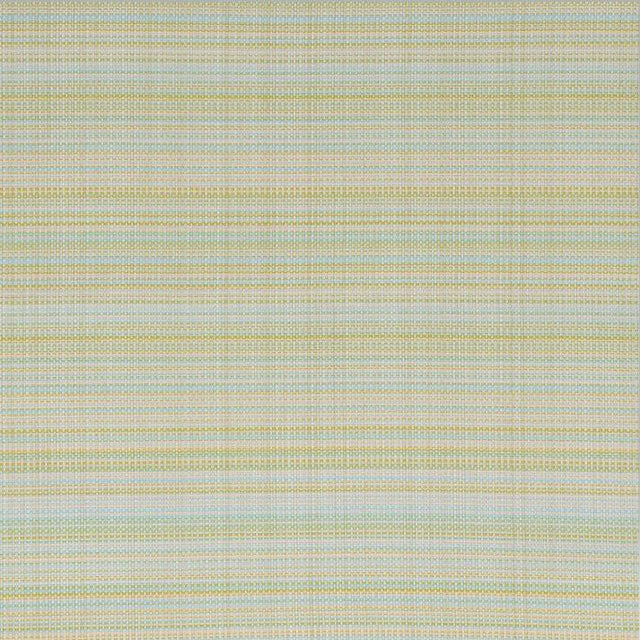 Sample of Bella Dura Grasscloth Cyan 7365 Upholstery Fabric