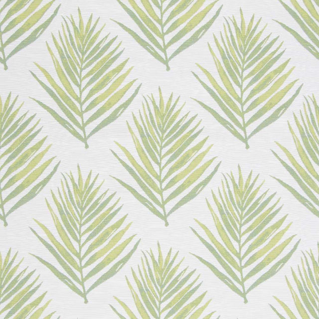 Sample of Bella Dura Royal Palm Lime Home Collection Upholstery Fabric