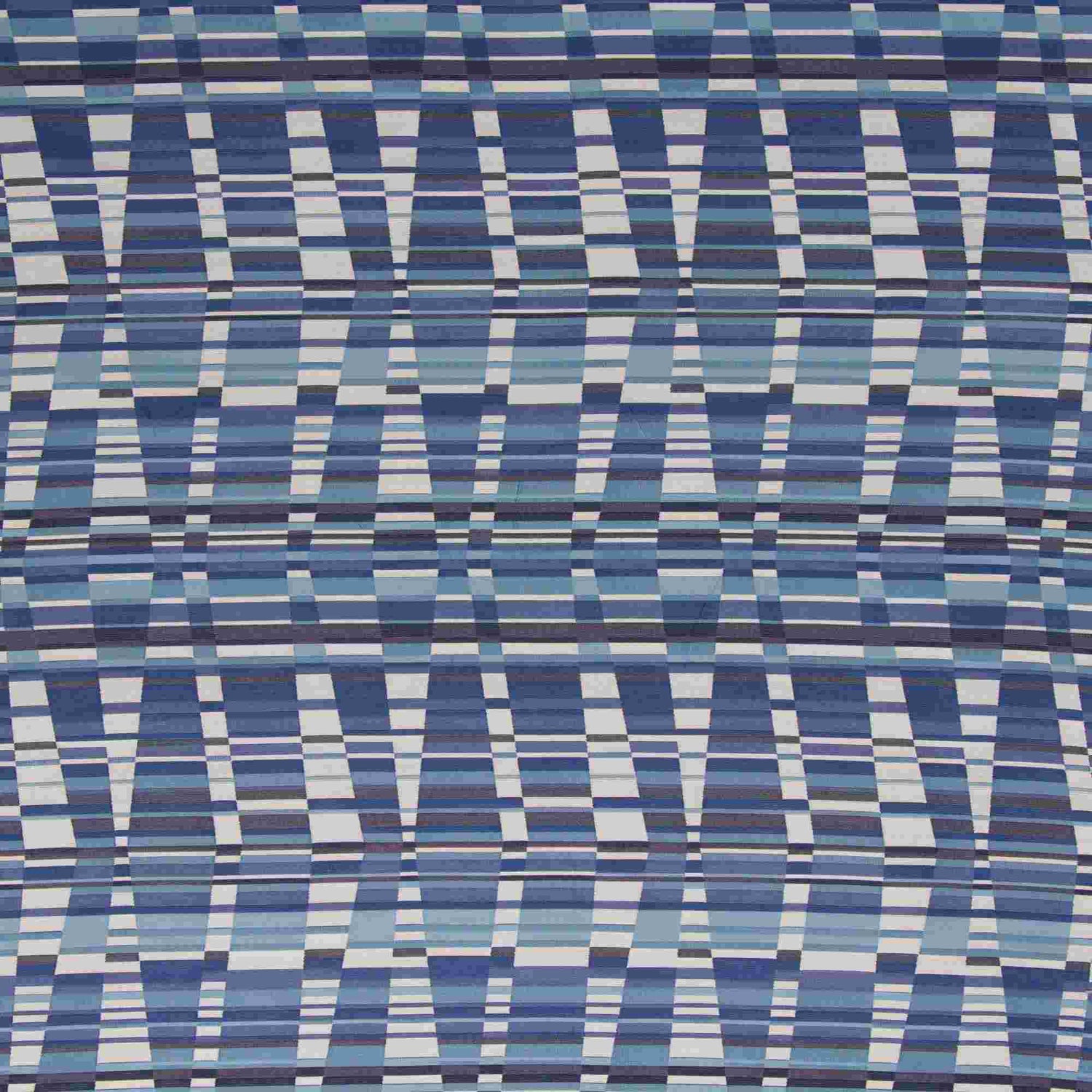 Sample of Bella Dura Thirasia Ink 7380 Upholstery Fabric