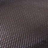 Sample of By the Roll - Textilene 80 Black / Brown T18DET025 60 inch Shade / Mesh Fabric
