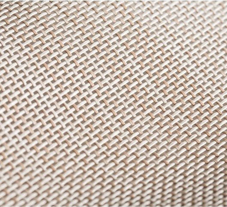 Sample of By the Roll - Textilene 80 Desert Sand T18BET035 126 inch Shade / Mesh Fabric
