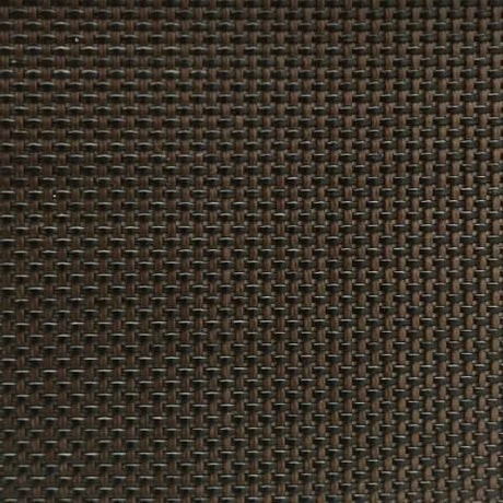 Sample of By the Roll - Textilene 90 Black / Brown T18DCT026 48 inch Shade / Mesh Fabric