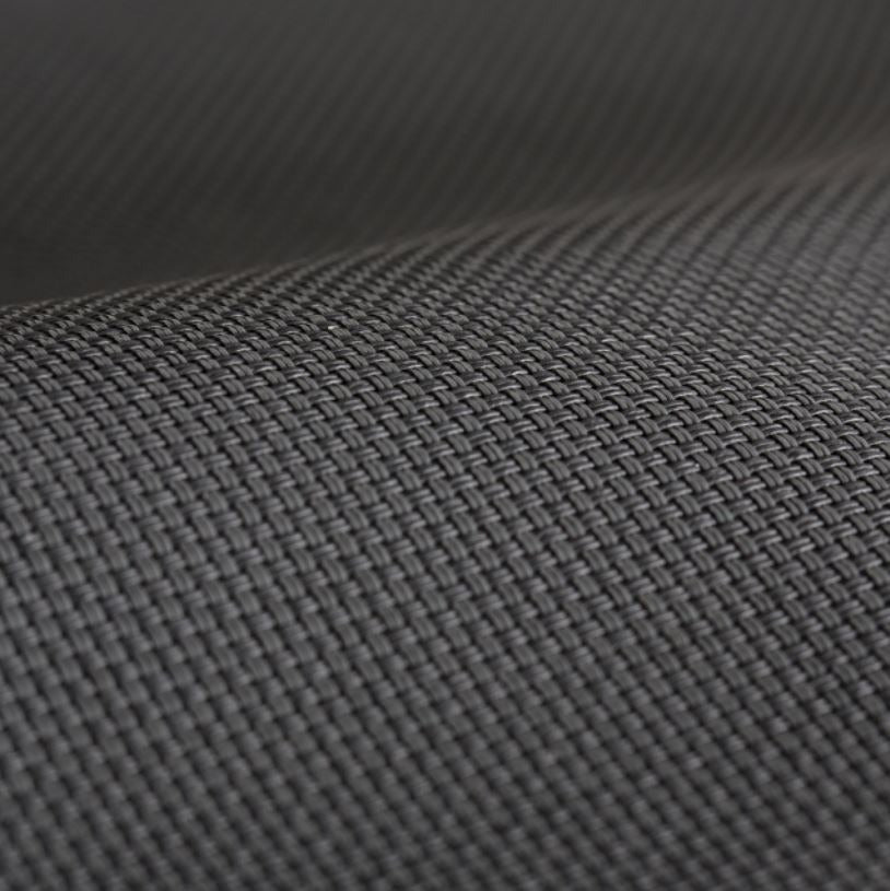 Sample of By the Roll - Textilene Nano 95 Charcoal T18FVT060 126 inch Shade / Mesh Fabric
