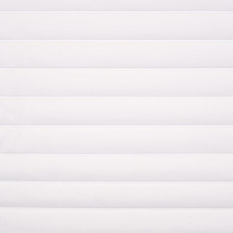Sample of Causeway Bright White Roll-n-Pleat Marine Upholstery Fabric