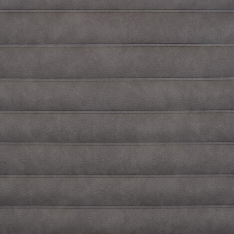 Sample of Causeway Dark Grey Roll-n-Pleat Marine Upholstery Fabric