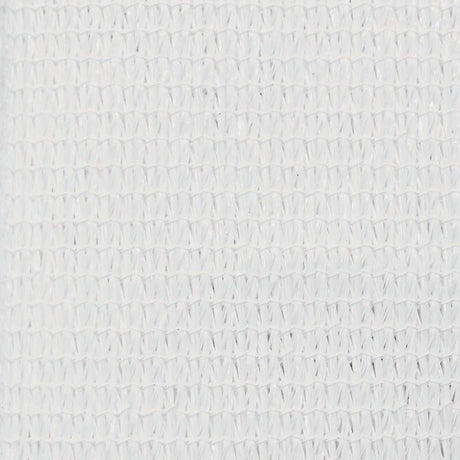 Sample of Commercial 95 White 340 Flame Retardant 495732 118-inch Shade / Mesh Fabric