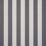 Sample of Dickson Slate Dark Gray / Natural Stripe 8922 North American Collection Awning / Shade Fabric