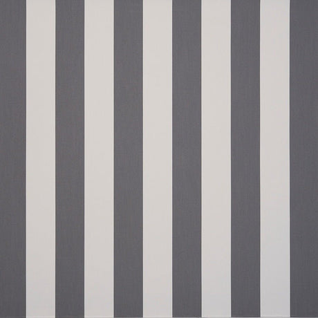 Sample of Dickson Slate Dark Gray / Natural Stripe 8922 North American Collection Awning / Shade Fabric