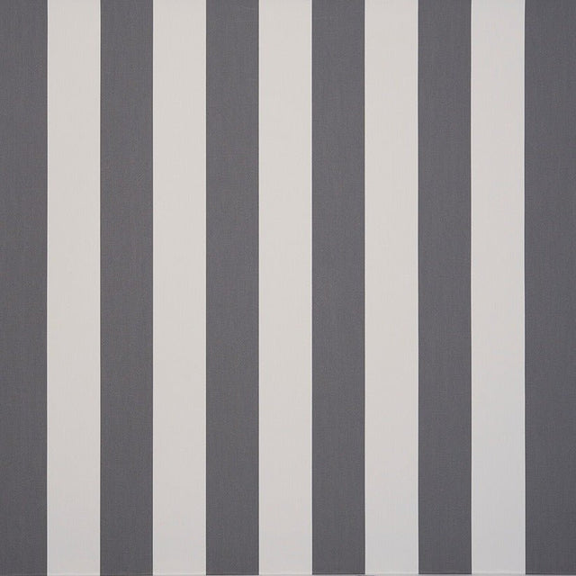 Sample of Dickson Slate Dark Gray / Natural Stripe 8922 North American Collection Awning / Shade Fabric