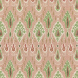 GP And J Baker Ikat Bokhara Rose / Green BP10853-4 Chifu Collection Multipurpose Fabric