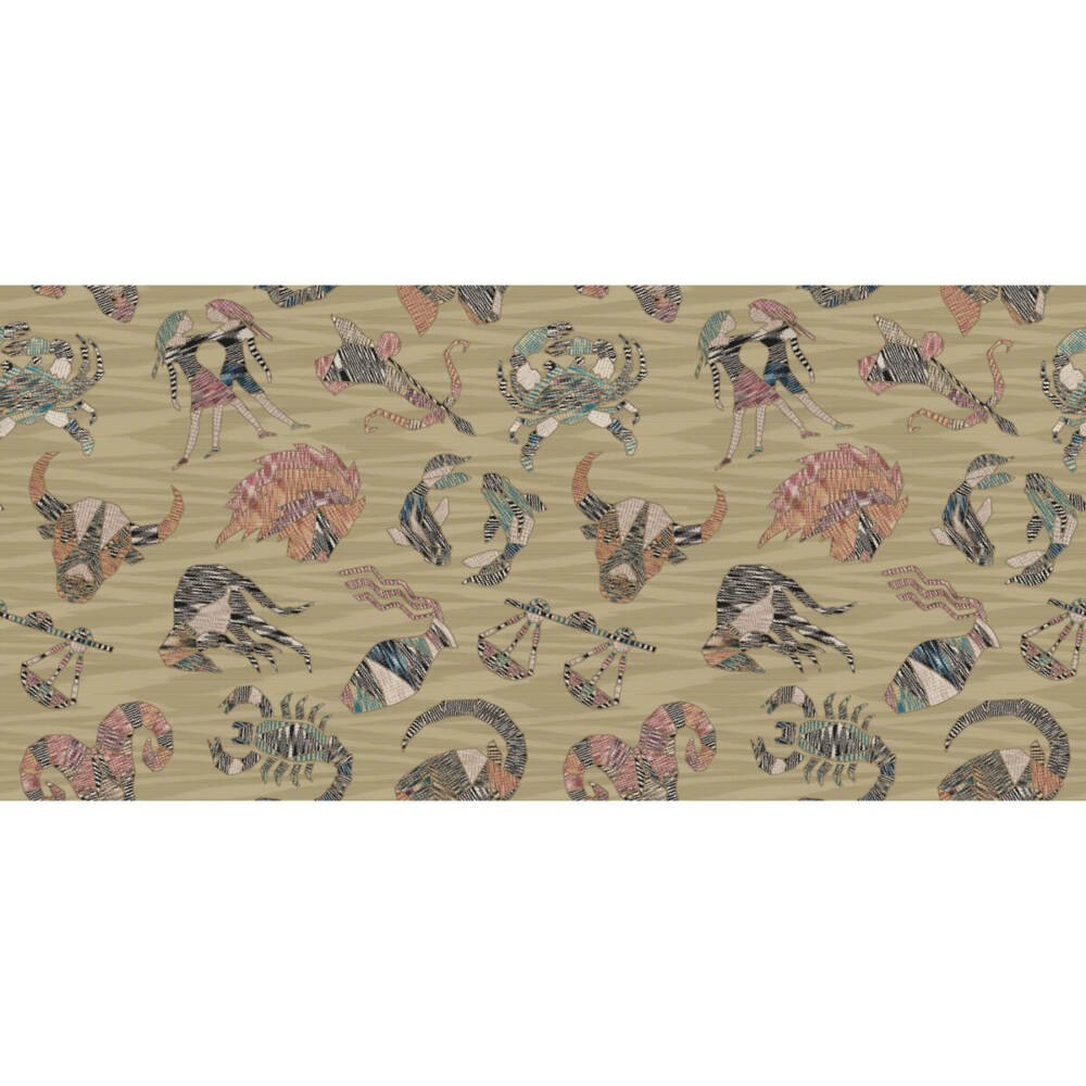 Sample of Kravet Couture Constellations Wp 3853-1616 Missoni Home Wallcoverings 04 Collection Wall Covering