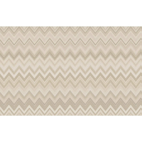 Sample of Kravet Couture Happy Zig Zag Wp 3848-106 Missoni Home Wallcoverings 04 Collection Wall Covering