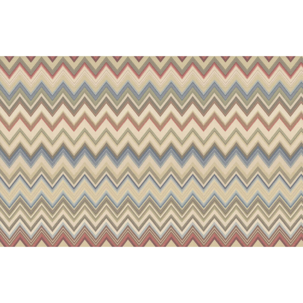 Sample of Kravet Couture Happy Zig Zag Wp 3848-195 Missoni Home Wallcoverings 04 Collection Wall Covering