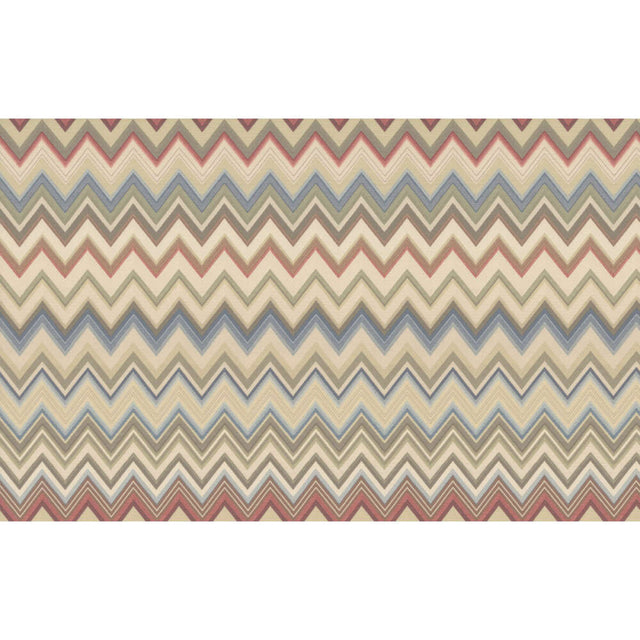 Sample of Kravet Couture Happy Zig Zag Wp 3848-195 Missoni Home Wallcoverings 04 Collection Wall Covering