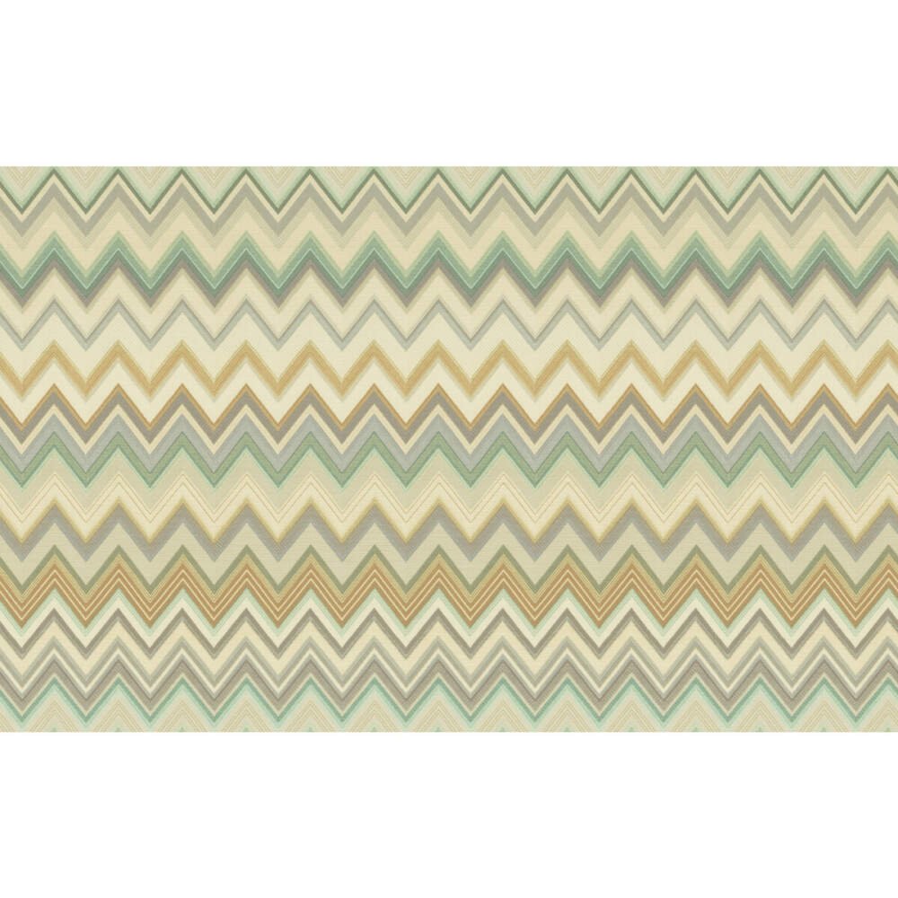 Sample of Kravet Couture Happy Zig Zag Wp 3848-34 Missoni Home Wallcoverings 04 Collection Wall Covering