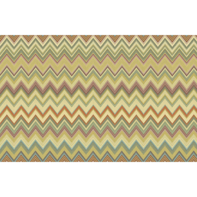 Sample of Kravet Couture Happy Zig Zag Wp 3848-430 Missoni Home Wallcoverings 04 Collection Wall Covering