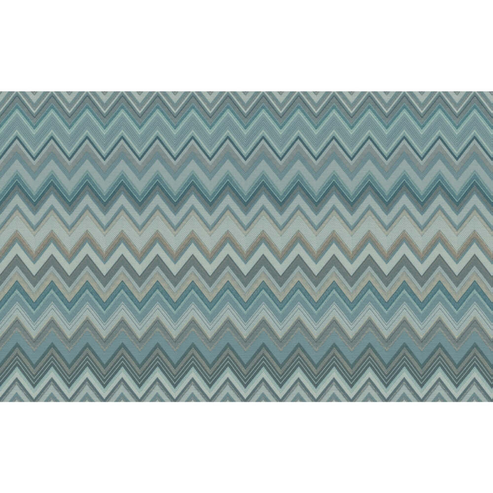 Sample of Kravet Couture Happy Zig Zag Wp 3848-5 Missoni Home Wallcoverings 04 Collection Wall Covering