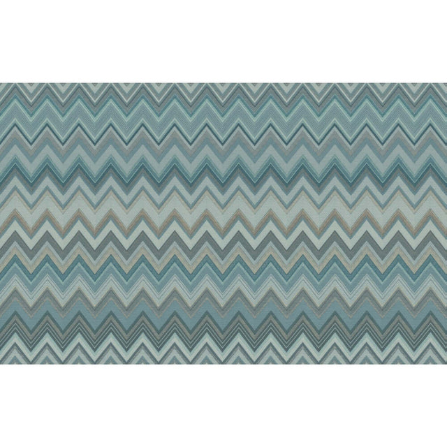 Sample of Kravet Couture Happy Zig Zag Wp 3848-5 Missoni Home Wallcoverings 04 Collection Wall Covering