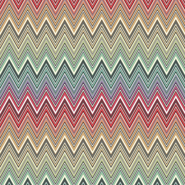 Sample of Kravet Couture Kew Mtc Outdoor 36164-3524 Missoni Home Collection Upholstery Fabric