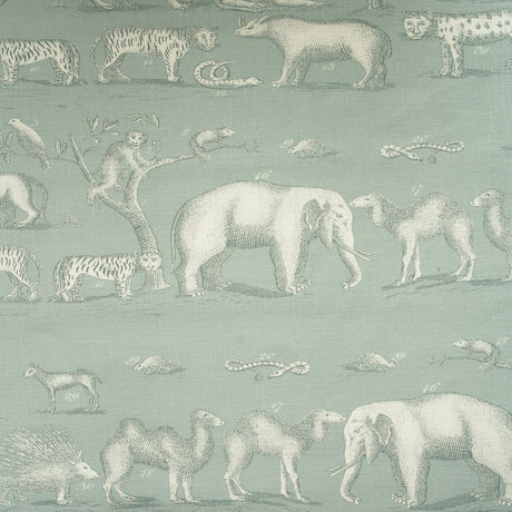 Sample of Kravet Couture Kingdom Outdoor Ice Am100350-15 The Great Outdoors Collection by Andrew Martin Upholstery Fabric