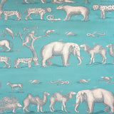 Sample of Kravet Couture Kingdom Outdoor Lagoon Am100350-13 The Great Outdoors Collection by Andrew Martin Upholstery Fabric