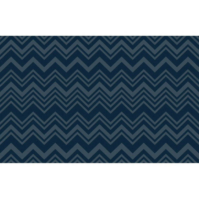 Sample of Kravet Couture Macro Zig Zag 3629-5 Missoni Home Wallcoverings 03 Collection Wall Covering