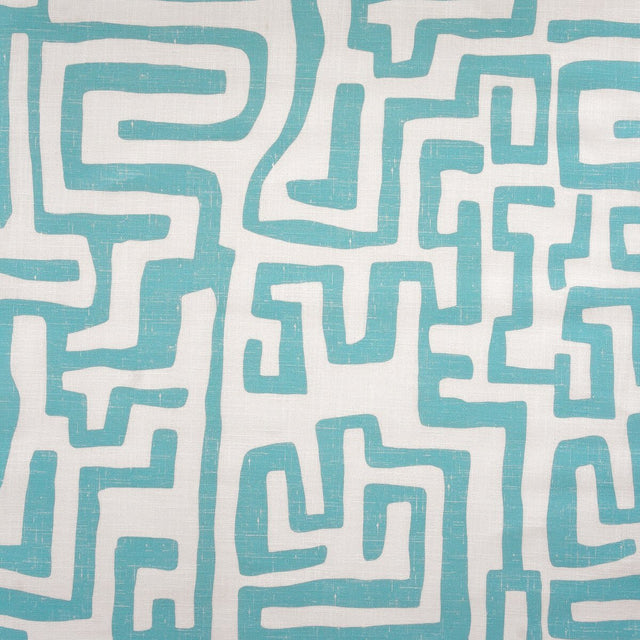 Sample of Kravet Couture Reef Outdoor Lagoon Am100351-13 The Great Outdoors Collection by Andrew Martin Upholstery Fabric