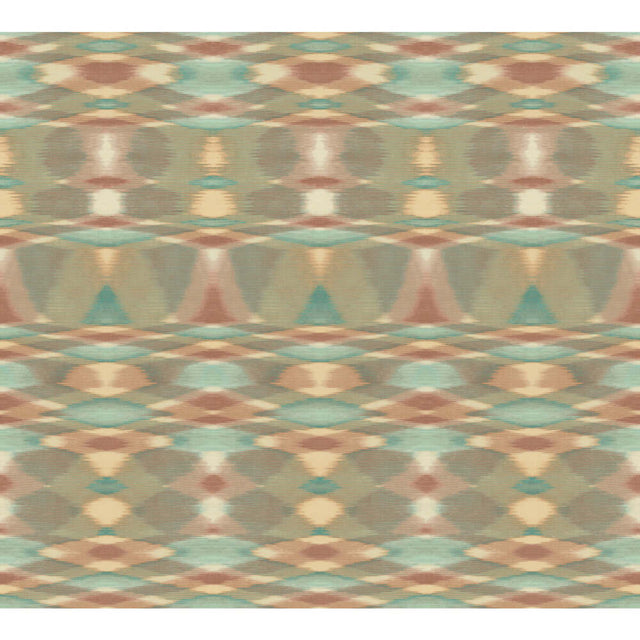 Sample of Kravet Couture Sunrise Flame Wp 3851-517 Missoni Home Wallcoverings 04 Collection Wall Covering