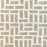 Sample of Kravet Design Brickwork Taupe 37055-106 Latitude Collection by Thom Filicia Upholstery Fabric