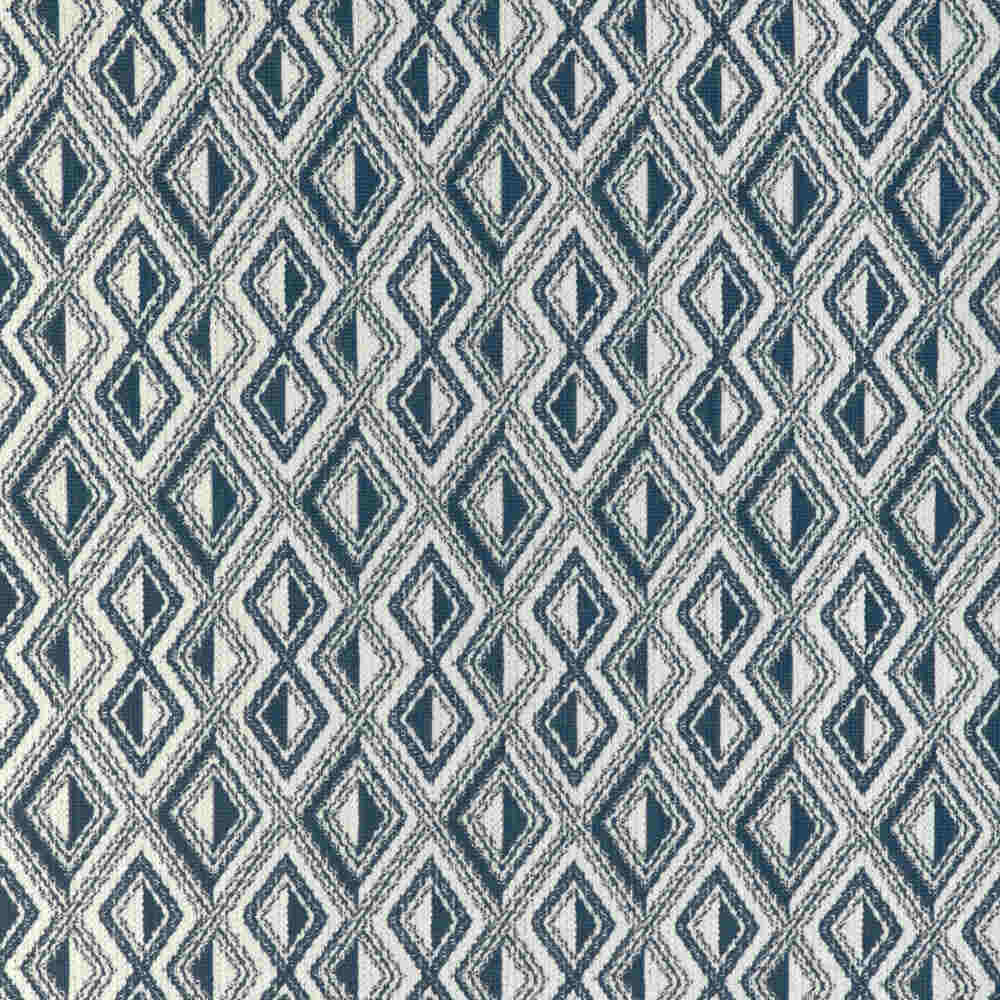 Sample of Kravet Design Rough Cut Marine 37058-51 Latitude Collection by Thom Filicia Upholstery Fabric