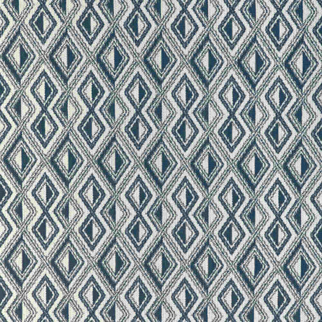 Sample of Kravet Design Rough Cut Marine 37058-51 Latitude Collection by Thom Filicia Upholstery Fabric