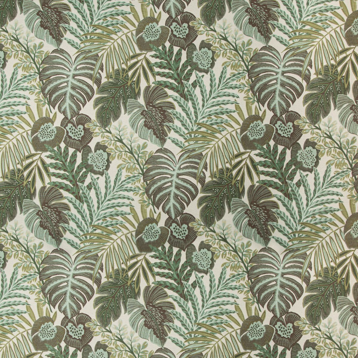 Sample of Kravet Design Sanur Juniper 35824-35 Indoor / Outdoor Collection Upholstery Fabric