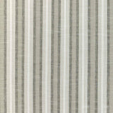 Sample of Kravet Design Sims Stripe Cafe 37046-11 Latitude Collection by Thom Filicia Upholstery Fabric
