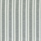 Sample of Kravet Design Sims Stripe Graphite 37046-1121 Latitude Collection by Thom Filicia Upholstery Fabric