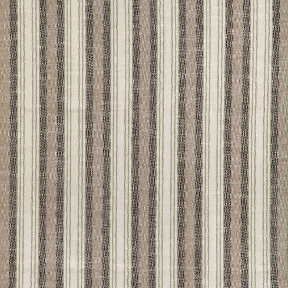 Sample of Kravet Design Sims Stripe Latte 37046-616 Latitude Collection by Thom Filicia Upholstery Fabric