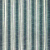 Sample of Kravet Design Sims Stripe Marine 37046-5 Latitude Collection by Thom Filicia Upholstery Fabric
