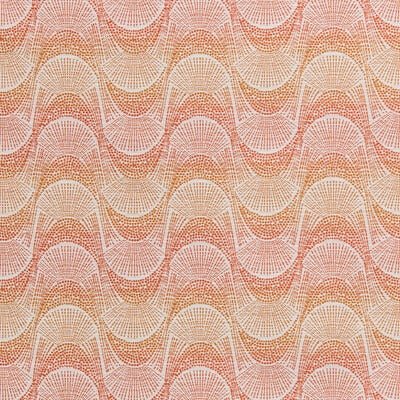 Sample of Kravet Design Tofino Mandarin 35835-12 Breezy Indoor/Outdoor Collection Upholstery Fabric