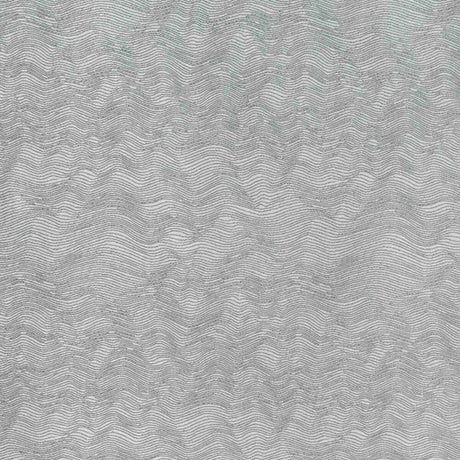 Sample of Kravet Design Watery Motion Gull 37056-11 Latitude Collection by Thom Filicia Upholstery Fabric