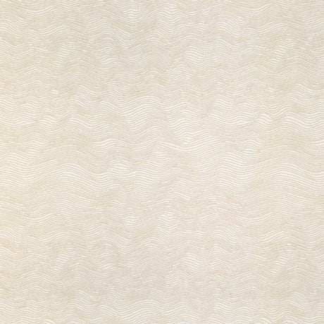 Sample of Kravet Design Watery Motion Oat 37056-16 Latitude Collection by Thom Filicia Upholstery Fabric