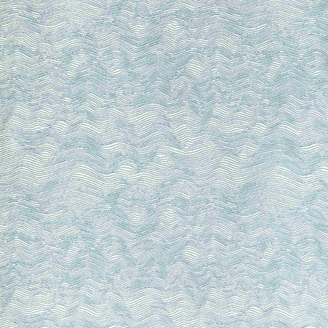 Sample of Kravet Design Watery Motion Spray 37056-15 Latitude Collection by Thom Filicia Upholstery Fabric