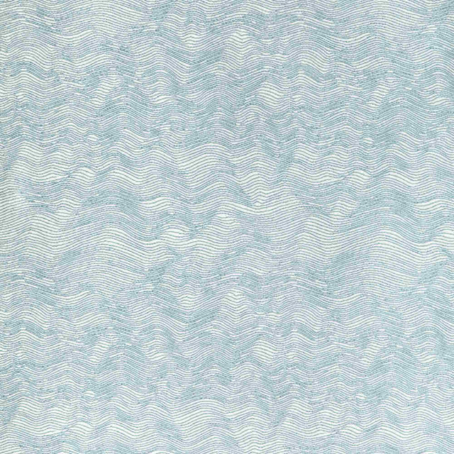 Sample of Kravet Design Watery Motion Spray 37056-15 Latitude Collection by Thom Filicia Upholstery Fabric