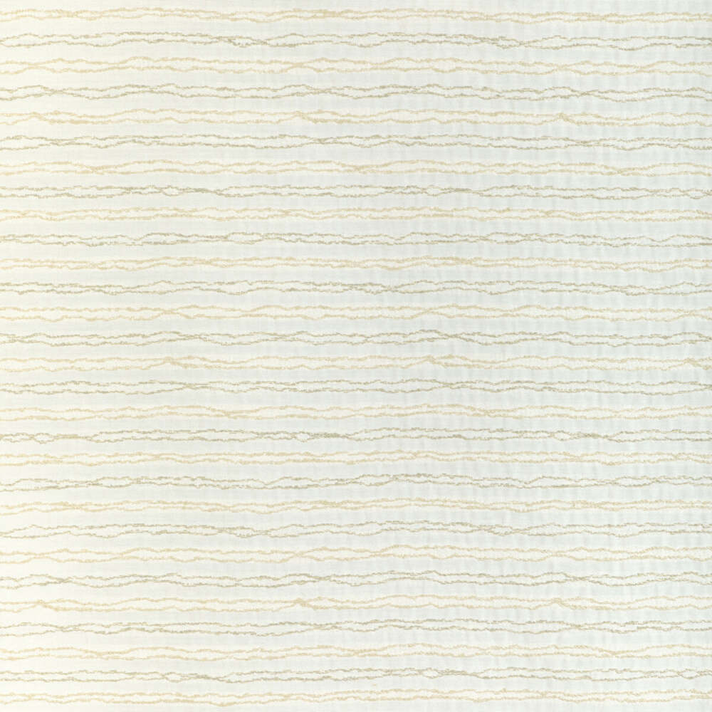 Sample of Kravet Design Wave Length Chalk 37057-1 Latitude Collection by Thom Filicia Upholstery Fabric
