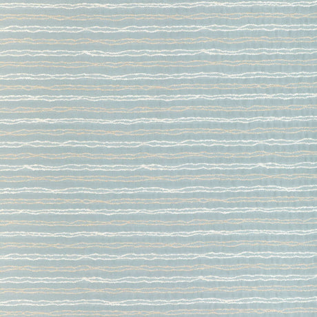 Sample of Kravet Design Wave Length Sky 37057-15 Latitude Collection by Thom Filicia Upholstery Fabric