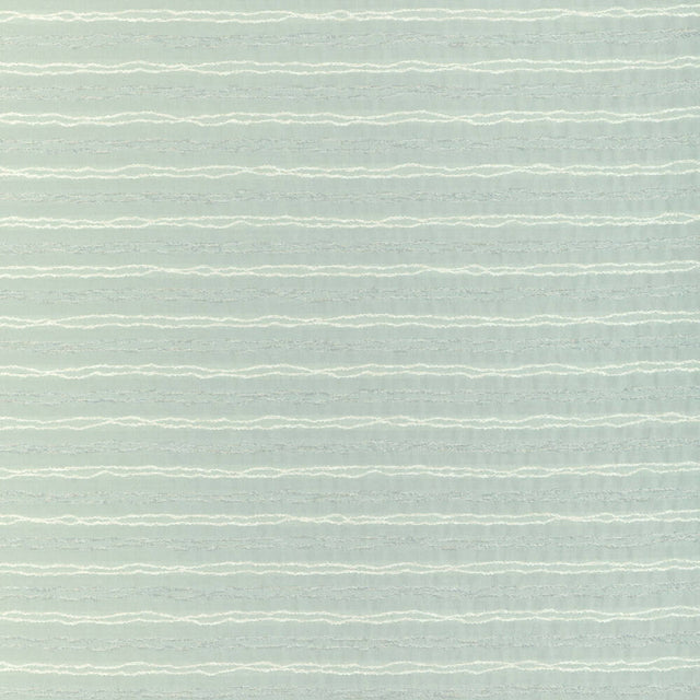 Sample of Kravet Design Wave Length Spray 37057-13 Latitude Collection by Thom Filicia Upholstery Fabric